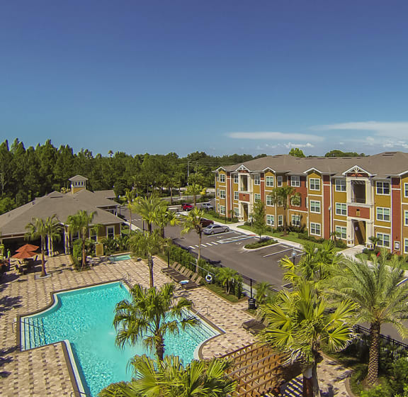 Aerial Pool View at The Amalfi Clearwater, Clearwater, Florida