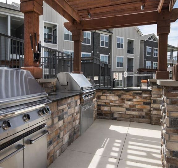 Community Grill Stations at Watermark at Harvest Junction, Colorado, 80501