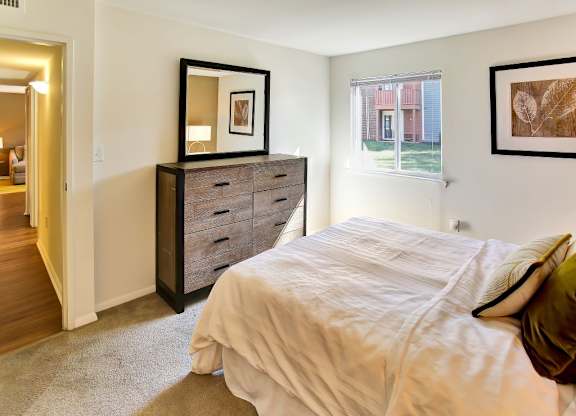 Beautiful Bright Bedroom With Wide Windows at The Crest at Princeton Meadows, Plainsboro, NJ