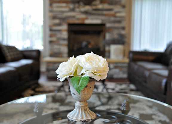 Decorated Clubhouse at Shannon Manor Townhouses, Michigan