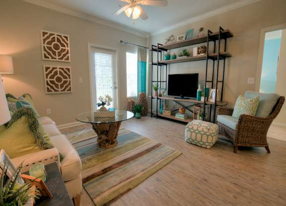 Spacious living rooms are offered in all aparment homes.