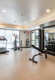 Spacious Fitness Center at Haven at La Mesa, San Diego, California