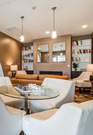 Luxurious Library with Seating at Haven at La Mesa, San Diego, CA, 91942