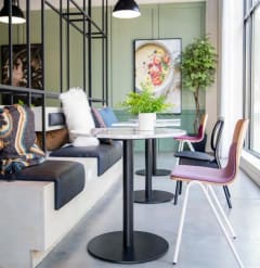 Dinning Area at Flats at West Broad Village in Glen Allen, Virginia