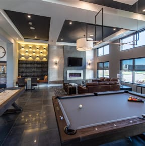 Billiards Table at One Deerfield, Mason, OH