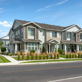 Exterior View of Townhomes at The Sage