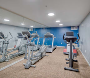 Fitness Center at Hayward Village Senior Apartments
