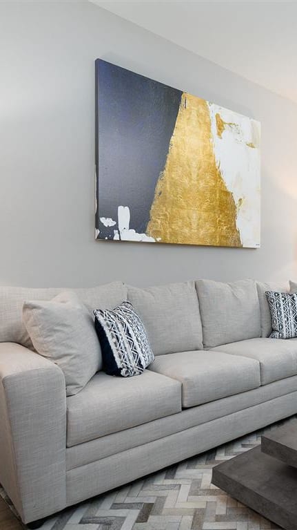 Modern Living Room at Portofino Cove in Fort Myers