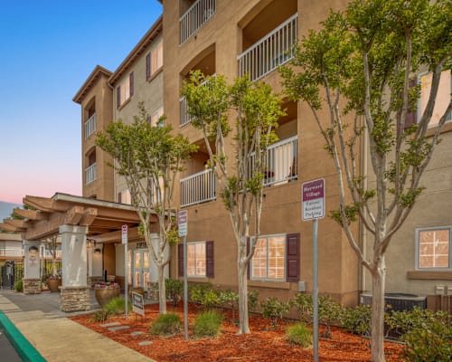 Exterior at Hayward Village Senior Apartments in Hayward CA