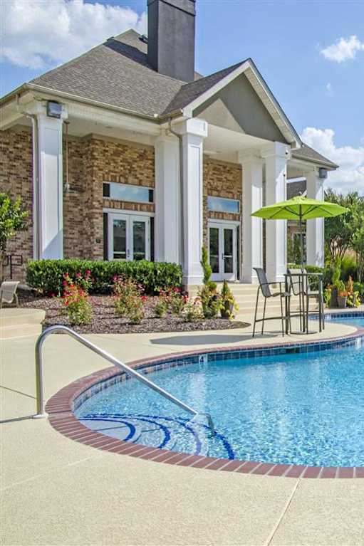 Sparkling Swimming Pool at Harpeth River Oaks Featuring Lounge Areas Around the Pool