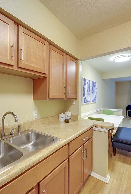 Kitchen and counters at Montecito, Raleigh, NC, 27609