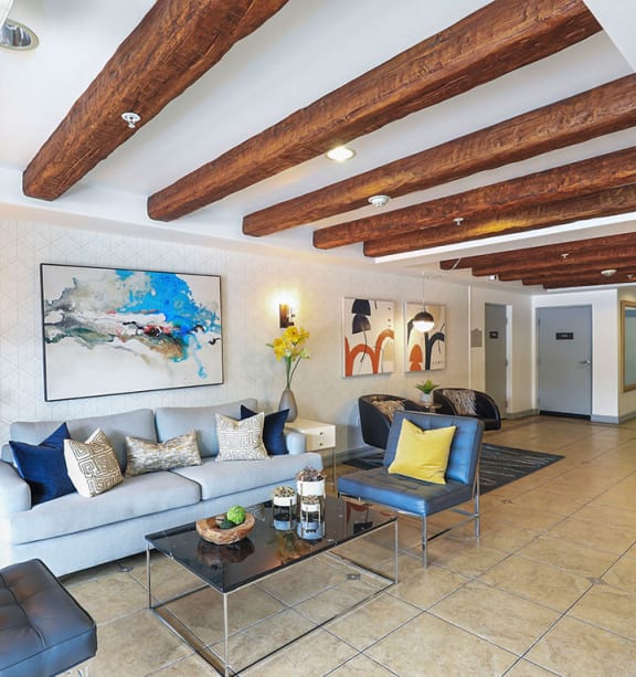 Lounge area at The Verandas, Canoga Park, CA, 91304