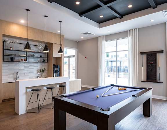 Billiards & Bar Area at The Grove at Piscataway, Piscataway, NJ, 08854