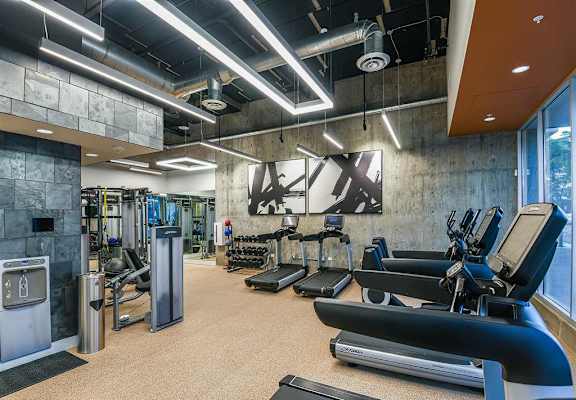 Modern Fitness Center at East Village, California, 9210