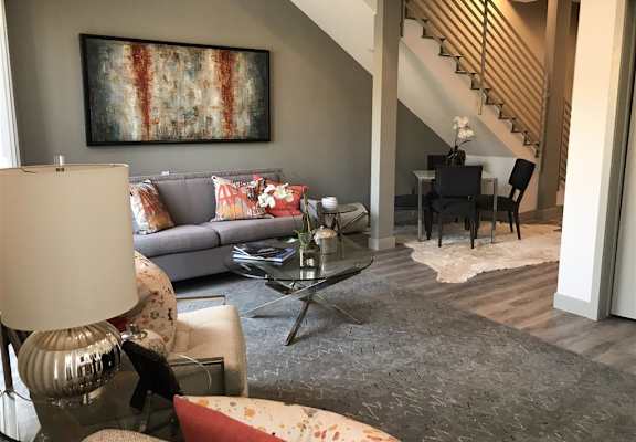 Living Room  at Lido Apartments - 4025 Grandview, California, 90066
