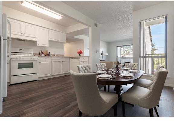Kitchen And Dining at Costa Mesa Family Village, California