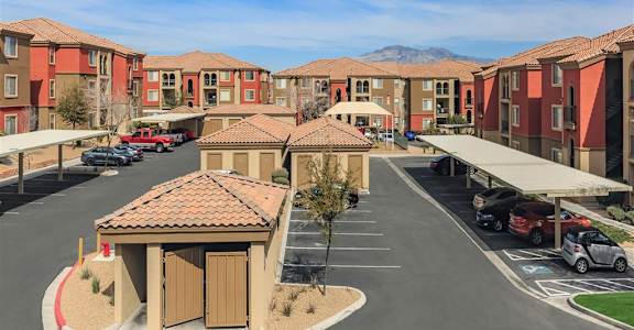 Off Street Montecito Pointe Parking Facility in Nevada Apartment Homes for Rent