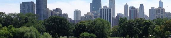 Lincoln Park Pond at Park View Apartments, Illinois, 60614