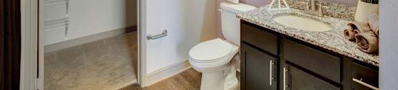 Large Walk-in Closet in bathroom
