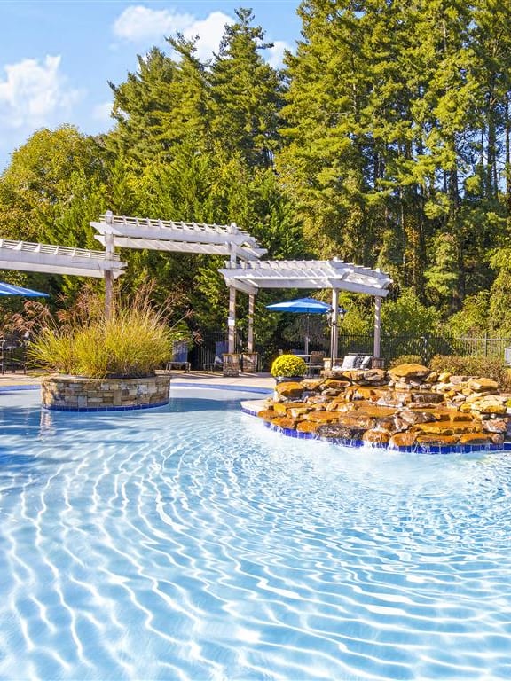 Glimmering Pool and Lounge Charis at Walden Legacy Apartments, Knoxville
