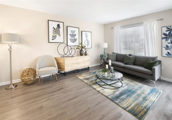 Open layout apartment at The Winds at Poplar Creek, Schaumburg, IL