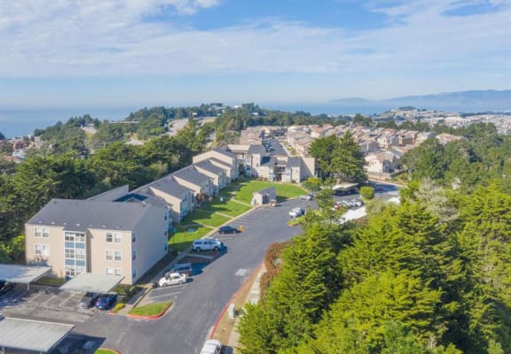 Aerial View at Skyline Heights LLC, Daly City, CA