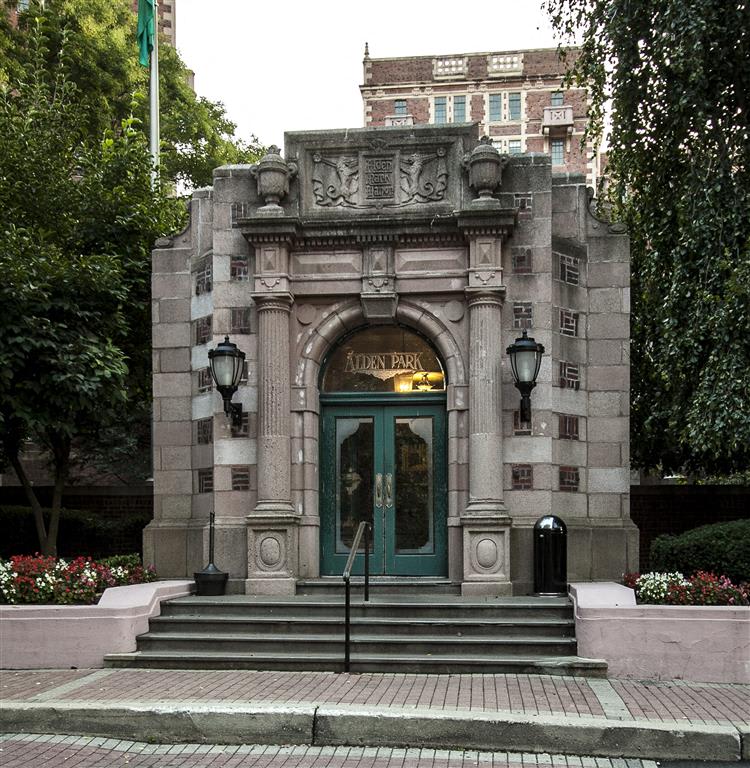 Alden Park Luxury Apartments entrance - Philadelphia, PA