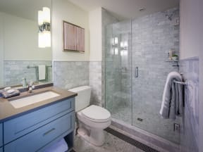 The Mission apartments DC penthouse bathroom