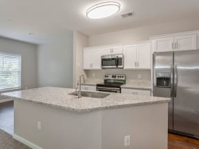 Renovated kitchen at Mayfaire Apartments