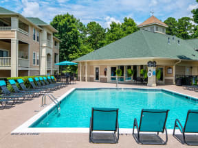 Pool 11 at Mayfaire Apartments in Raleigh NC