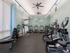 Gym 2 at Mayfaire Apartments in Raleigh NC