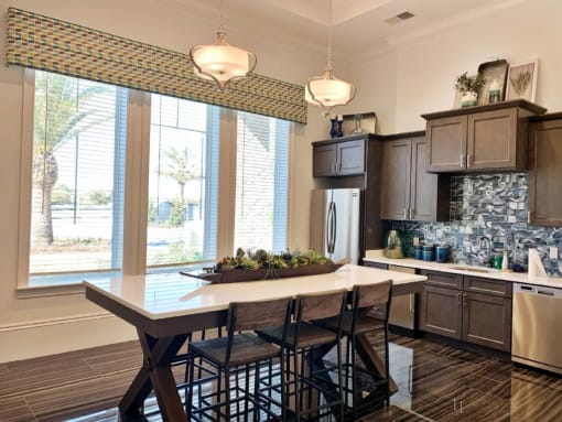 Clubhouse Kitchen at The Oasis at Town Center, Jacksonville, FL, 32246