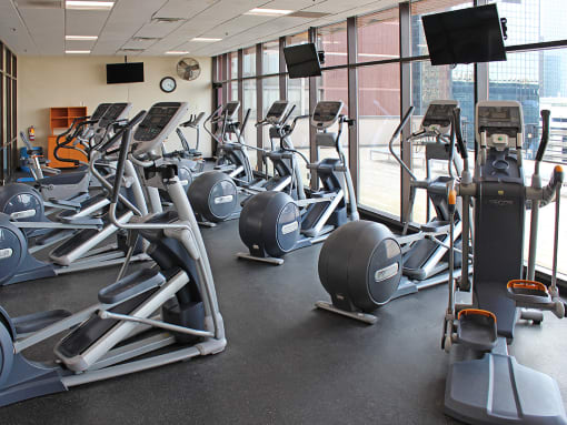 Fully Updated Fitness Center, at Reserve Square, Cleveland Ohio