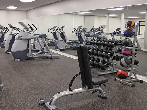 Building Amenities - Fitness Center  at Residences at Leader, Cleveland, OH, 44114