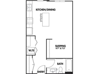 Floor Plan Income Restricted - S2