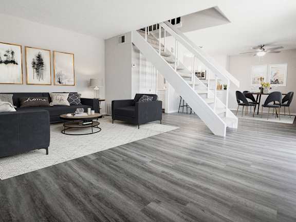 Renovated suites available with hardwood-inspired flooring and granite countertops