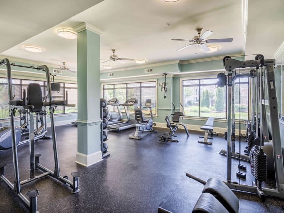 Fitness center  at Amberleigh Bluff, Knoxville, 37922