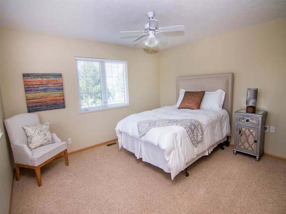Bedroom at Cascade Pines Duplex Homes in Lincoln NE