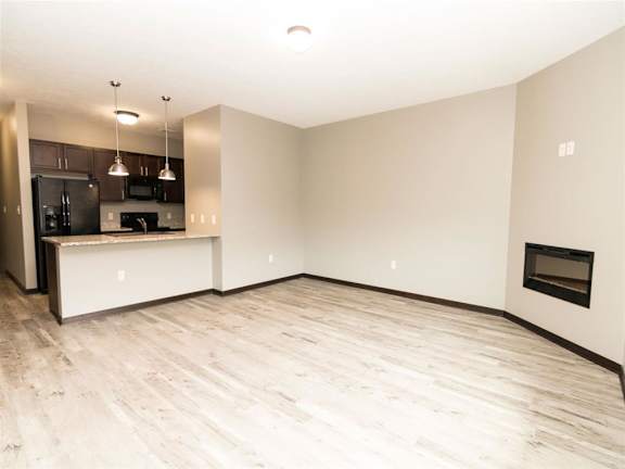Bright natural lighting in the living room at North Pointe Villas