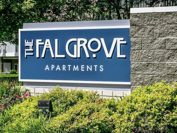 Property Signage at The Falgrove Apartments in Omaha, NE 68137