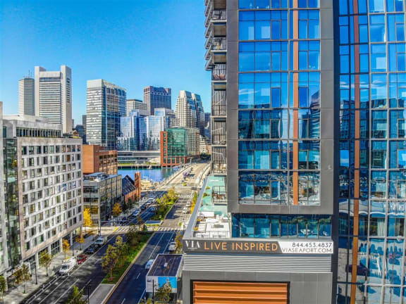 Exterior View at Via Seaport Residences in Boston