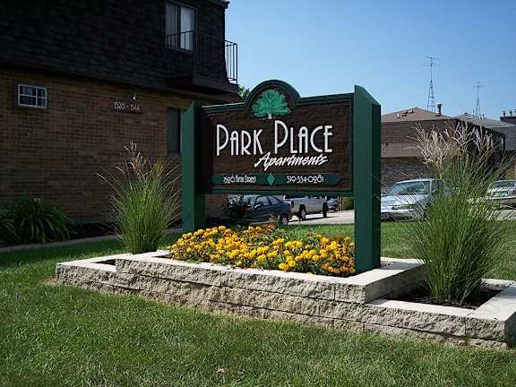 Park Place Main Sign 5th Street at Park Place Apartments, Coralville, IA