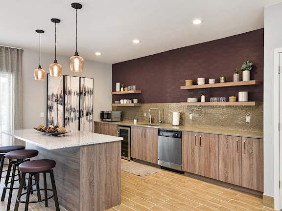 Pines of Burnsville - Clubhouse Kitchen