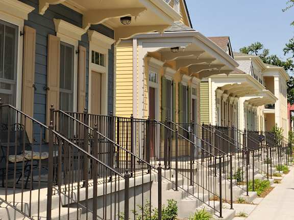 Front exterior balconies_Lafitte,New Orleans, LA