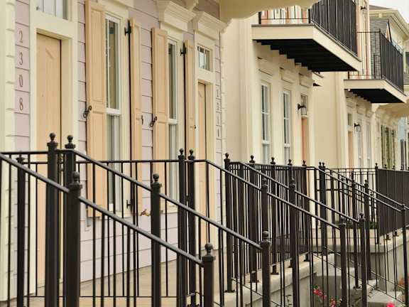 Exterior of front apartment building_Lafitte,New Orleans, LA