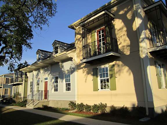 Exterior of apartment buildings_Lafitte,New Orleans, LA