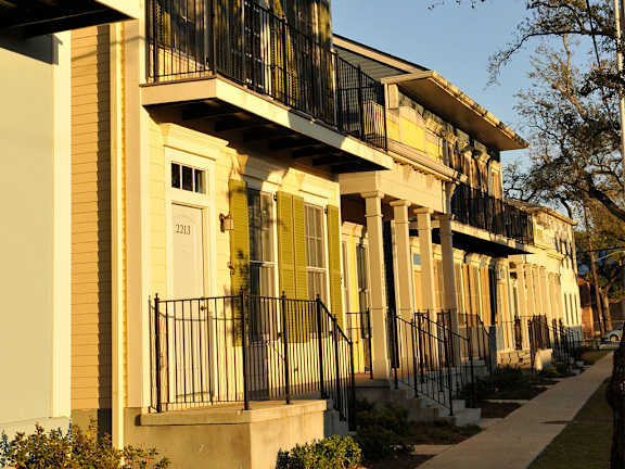 Exterior of apartment buildings_Lafitte,New Orleans, LA
