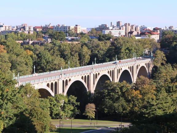 Beautiful Views from the rooftop at Calvert House Apartments, Washington, 20008