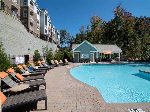 resort style pool