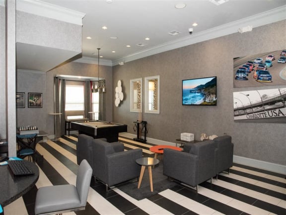 luxurious clubhouse